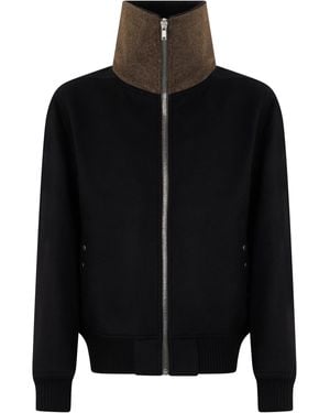Rick Owens Jacket With Zip - Black