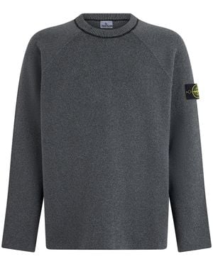 Stone Island Crew Neck Sweatshirt - Grey