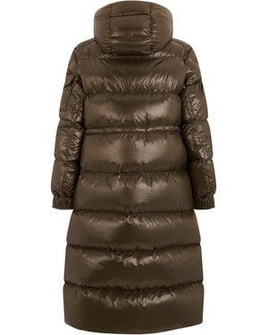 Moncler Puffer With Hood - Brown