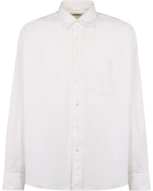 Aspesi Buttoned Sleeved Shirt - White