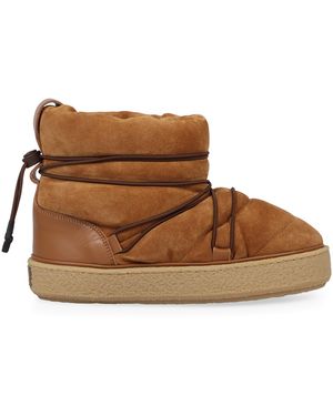 Isabel Marant Leather Ankle Boots - Brown