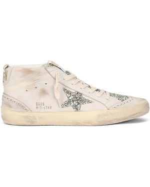 Golden Goose Trainers Mid-Star - White