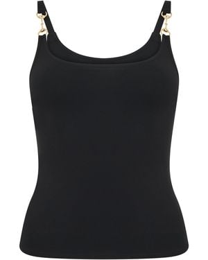 Gucci Top With Thin Straps - Black