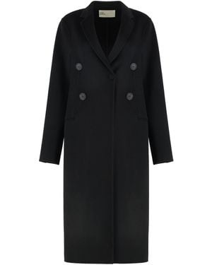 Tory Burch Cappotto in lana - Nero