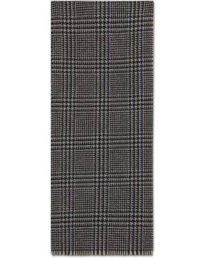 Slowear Houndstooth Scarf - Grey