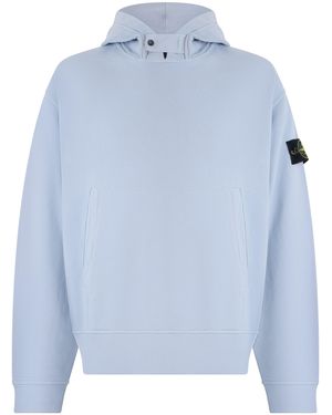 Stone Island Hooded Sweatshirt - Blue
