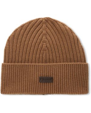 Herno Knitted Cap - Brown