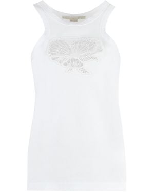 Stella McCartney Cotton Tank Top - White