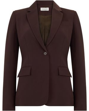 P.A.R.O.S.H. Single-Breasted Blazer - Brown