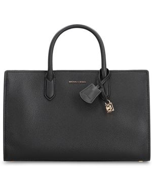 MICHAEL Michael Kors Scarlett Leather Handbag - Black