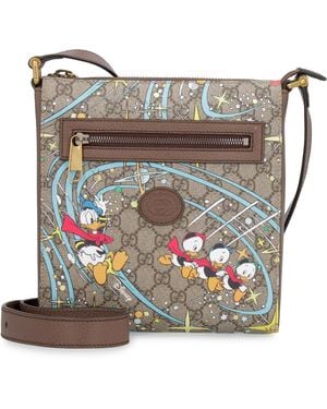 Gucci Messenger Bag With Logo - Donald Duck Disney X - Multicolour