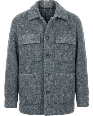 Dolce & Gabbana Alpaca Blend Jacket - Gray