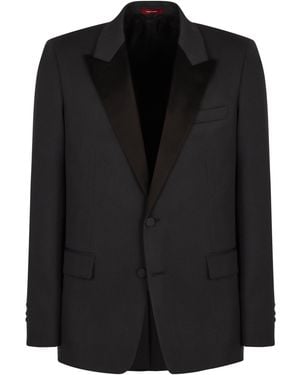 Gucci Stretch Wool Two-Pieces Suit - Black