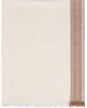 Max Mara Madre Cashmere-Silk Blend Scarf - Natural