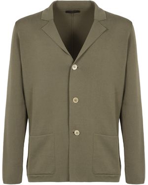 Slowear Cotton Cardigan - Green
