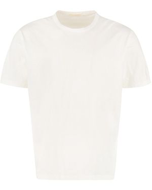 Our Legacy T-shirt girocollo New Box in cotone - Bianco