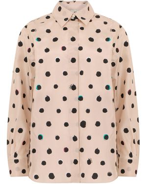 Fendi Polka Dot Shirt, Versatile And Comfortable Style - Pink