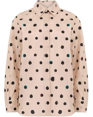 Fendi Polka Dot Shirt, Versatile And Comfortable Style - Pink