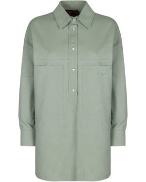 Gucci Cotton Overshirt - Green