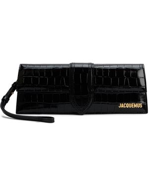 Jacquemus Pochette Bambino crocodile - Nero