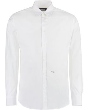 DSquared² Stretch Cotton Shirt - White