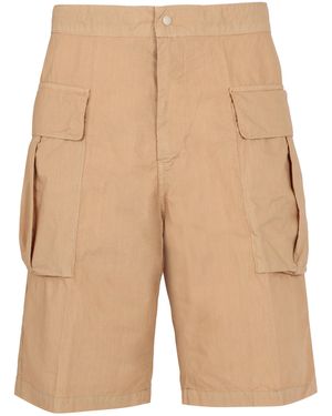 Aspesi Cotton Bermuda Shorts - Natural