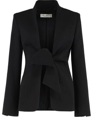 Max Mara Ghiotto Cady Blazer - Black