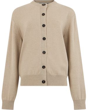 Jacquemus Cardigan With Buttons - Natural