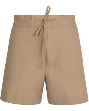 P.A.R.O.S.H. P.A.R.O..H. Cotton Shorts - Natural