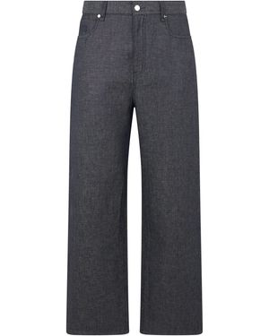 Fendi Wide Leg Trousers - Blue