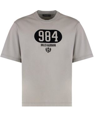 Dolce & Gabbana Dolce & Gabbana T-Shirts - Grey