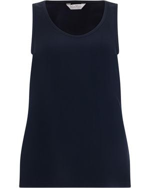 Max Mara Simple Smooth Tank Top - Blue