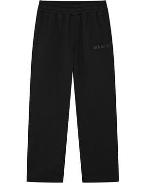 Magrit Core Puff Printed Joggers - Black