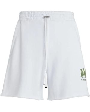 Amiri Ma Logo Sweatshorts - White