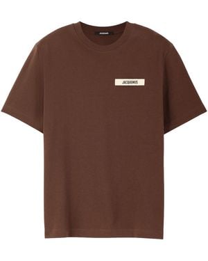 Jacquemus Le Gros Grain T-Shirt - Brown