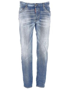 DSquared² Light Clean Wash Cool Guy Jeans - Blue