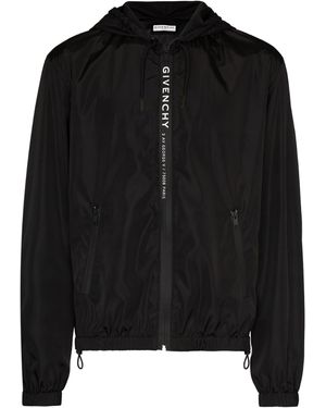 Givenchy 3 Av George V Windbreaker Jacket - Black