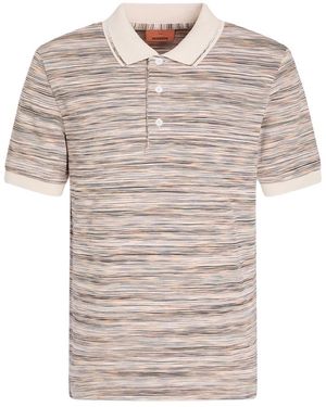Missoni Space Dyed Polo Shirt - Natural