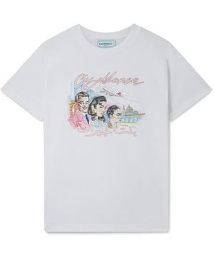 CASABLANCA La Liaison T-Shirt - White