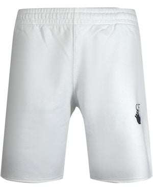 Off-White c/o Virgil Abloh Caravaggio Arrow Sweat Shorts Cotton - Blue