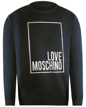 Love Moschino Box Logo Sweatshirt - Black