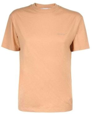 Off-White c/o Virgil Abloh Diag Regular Fit T-Shirt Cotton - Orange