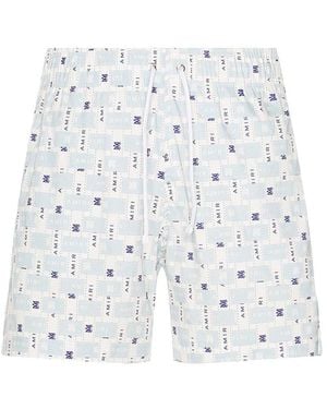 Amiri Interweave Swim Shorts - White