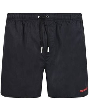 DSquared² Icon Logo Swim Shorts - Blue