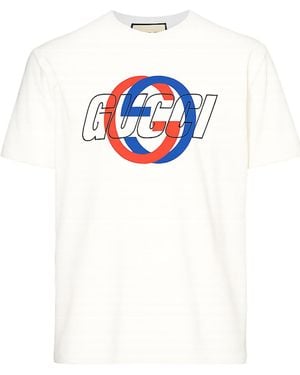 Gucci Gg Printed T-Shirt - White
