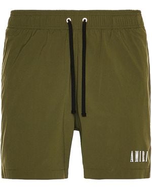 Amiri Core Logo Swimshorts - Green