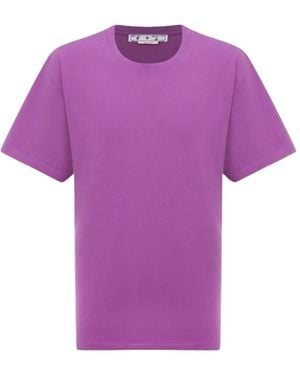 Off-White c/o Virgil Abloh Off Diag Oversized T Shirt - Purple