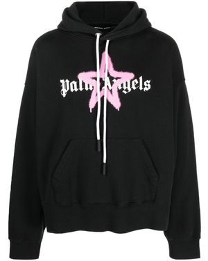 Palm Angels Hoodies - Black