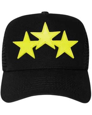Amiri Three Star Trucker Cap - Black