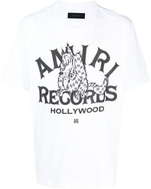 Amiri Soft Printed Graphic Tee - White